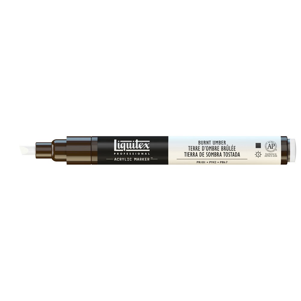 Marker akrylowy - Liquitex - burnt umber 2 mm