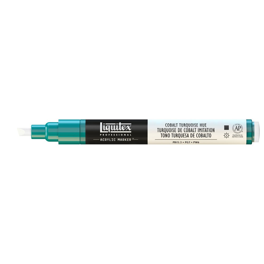 Marker akrylowy - Liquitex - cobalt turquoise hue 2 mm