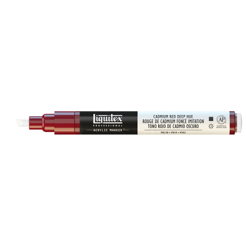 Marker akrylowy - Liquitex - cadmium red deep hue 2 mm