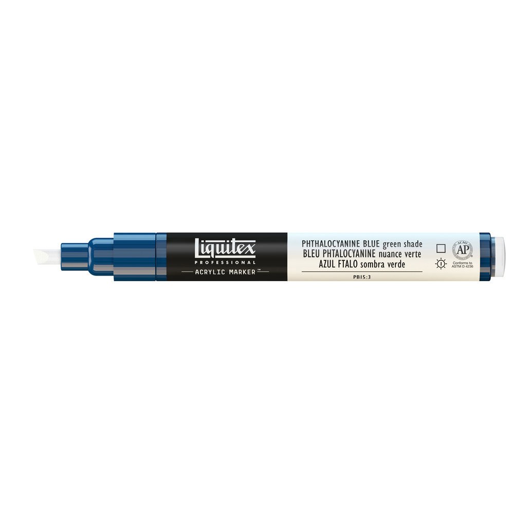 Acrylic marker - Liquitex - prussian blue hue