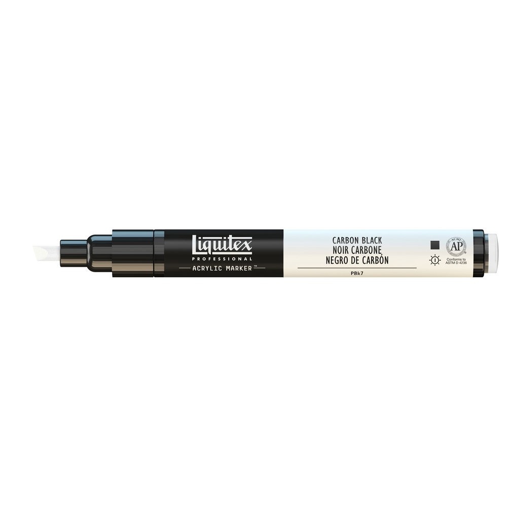 Marker akrylowy - Liquitex - carbon black 2 mm