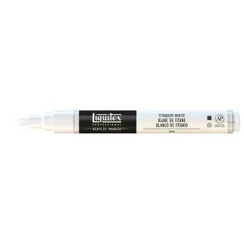 Acrylic marker - Liquitex - titanium white