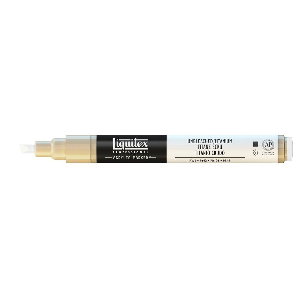 Marker akrylowy - Liquitex - unbleached titanium 2 mm