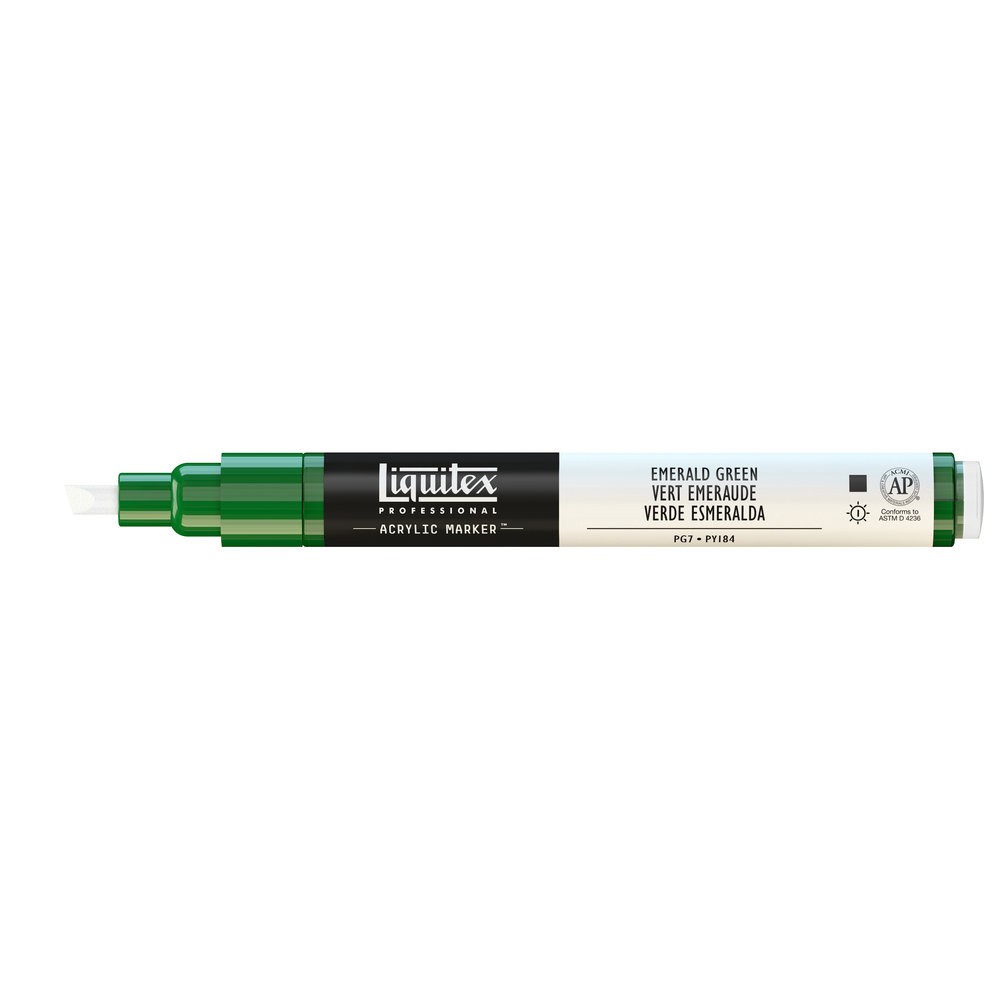 Marker akrylowy - Liquitex - emerald green 2 mm