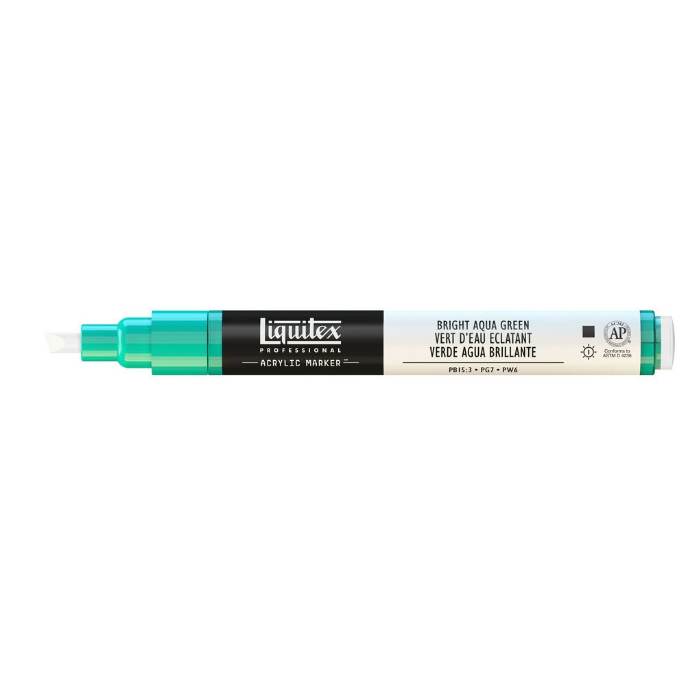 Marker akrylowy - Liquitex - bright aqua green 2 mm