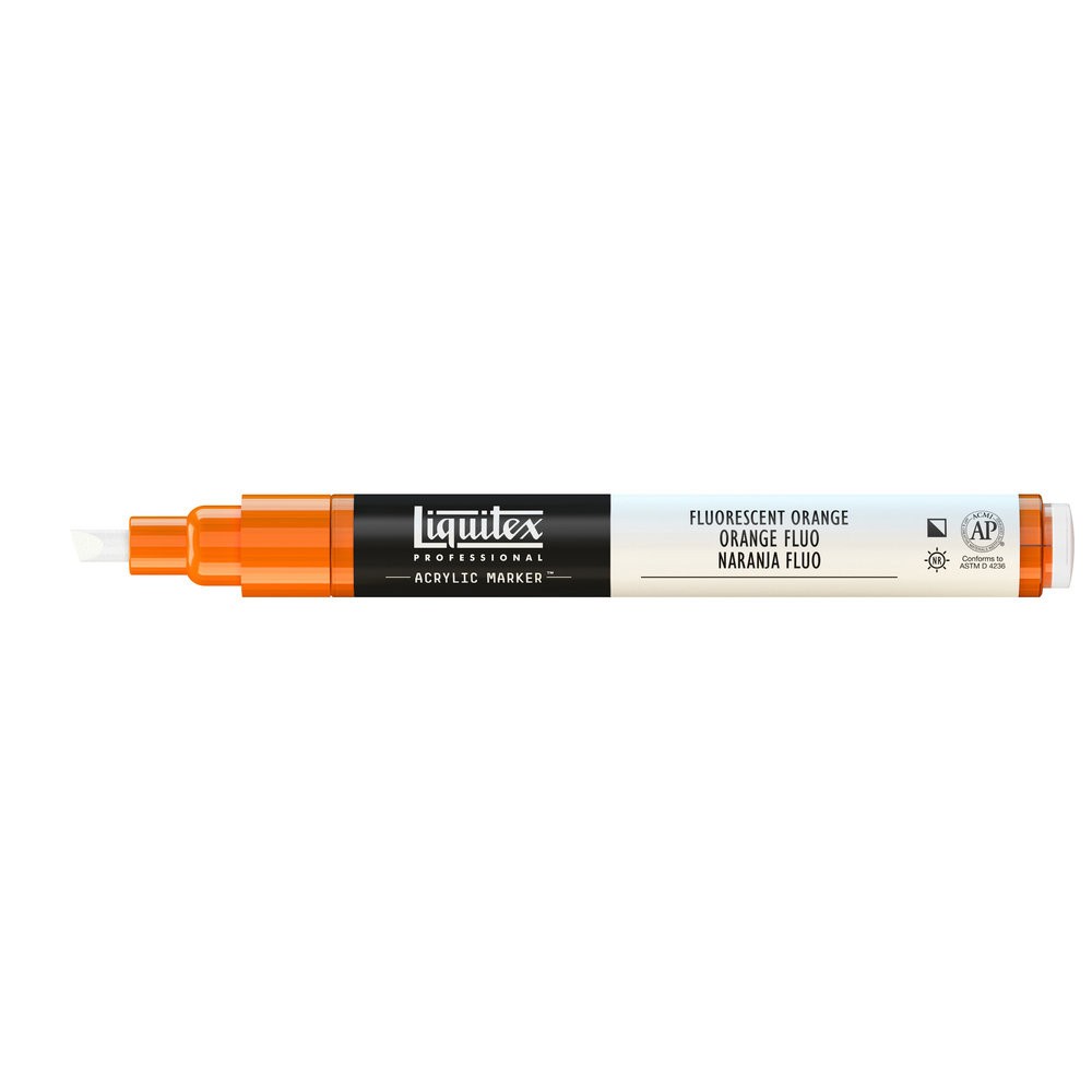 Acrylic marker - Liquitex - fluorescent orange