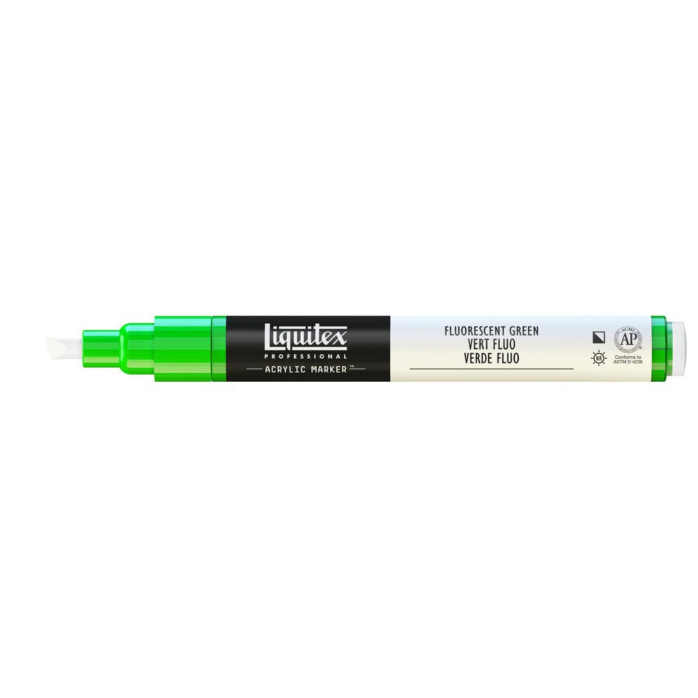 Acrylic marker - Liquitex - fluorescent green