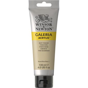 Farba akrylowa Galeria - Winsor & Newton - Buff Titanium, 120 ml