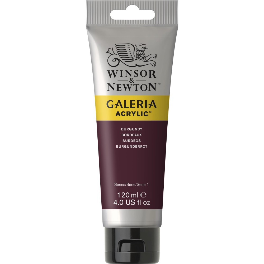 Acrylic paint Galeria - Winsor & Newton - Burgundy, 120 ml