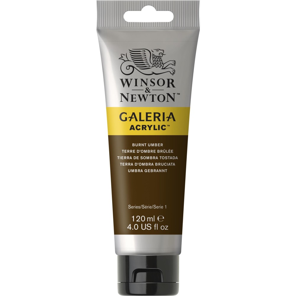 Acrylic paint Galeria - Winsor & Newton - Burnt Umber, 120 ml