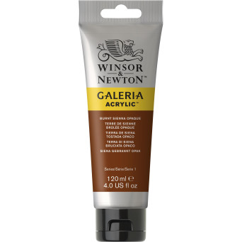 Acrylic paint Galeria - Winsor & Newton - Burnt Sienna Opaque, 120 ml