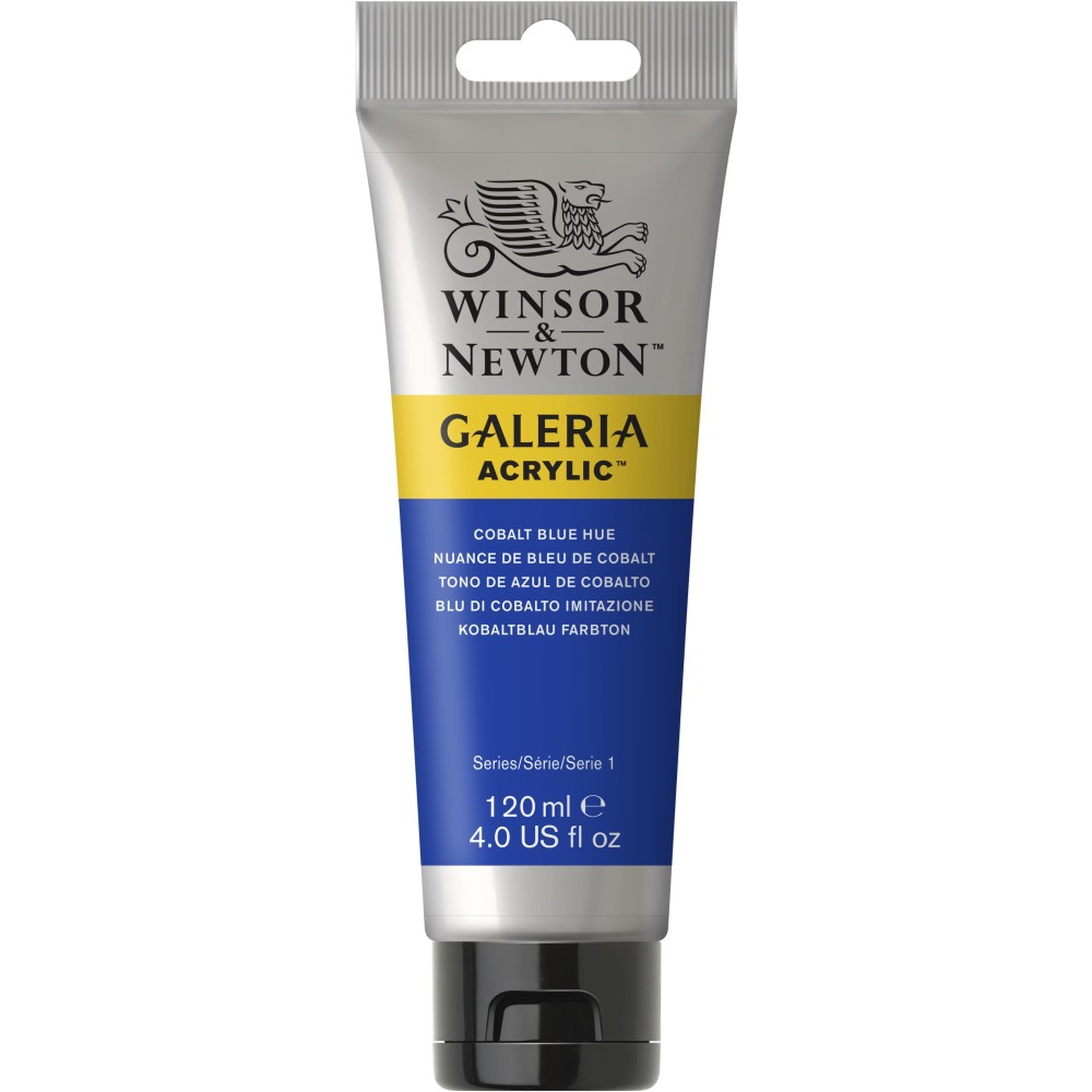 Farba akrylowa Galeria - Winsor & Newton - Cobalt Blue Hue, 120 ml