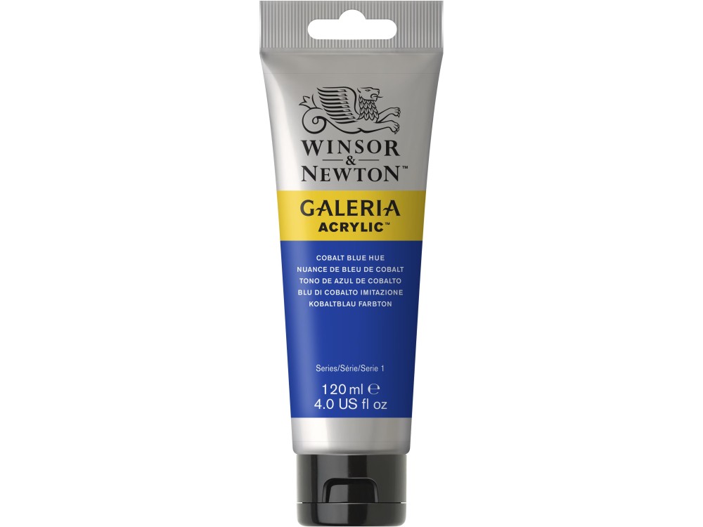 Farba akrylowa Galeria - Winsor & Newton - Cobalt Blue Hue, 120 ml