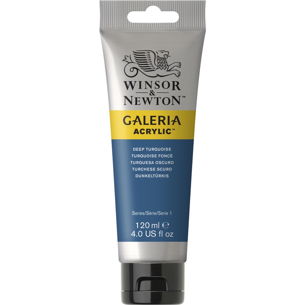 Acrylic paint Galeria - Winsor & Newton - Deep Turquoise, 120 ml