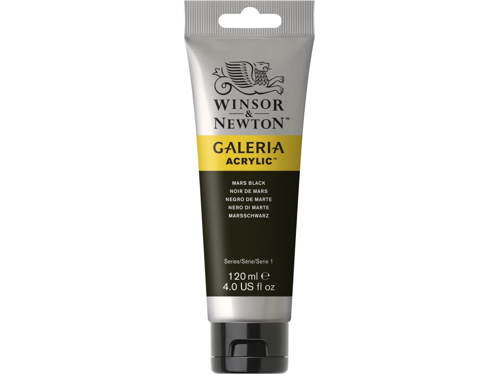 Acrylic paint Galeria - Winsor & Newton - Mars Black, 120 ml