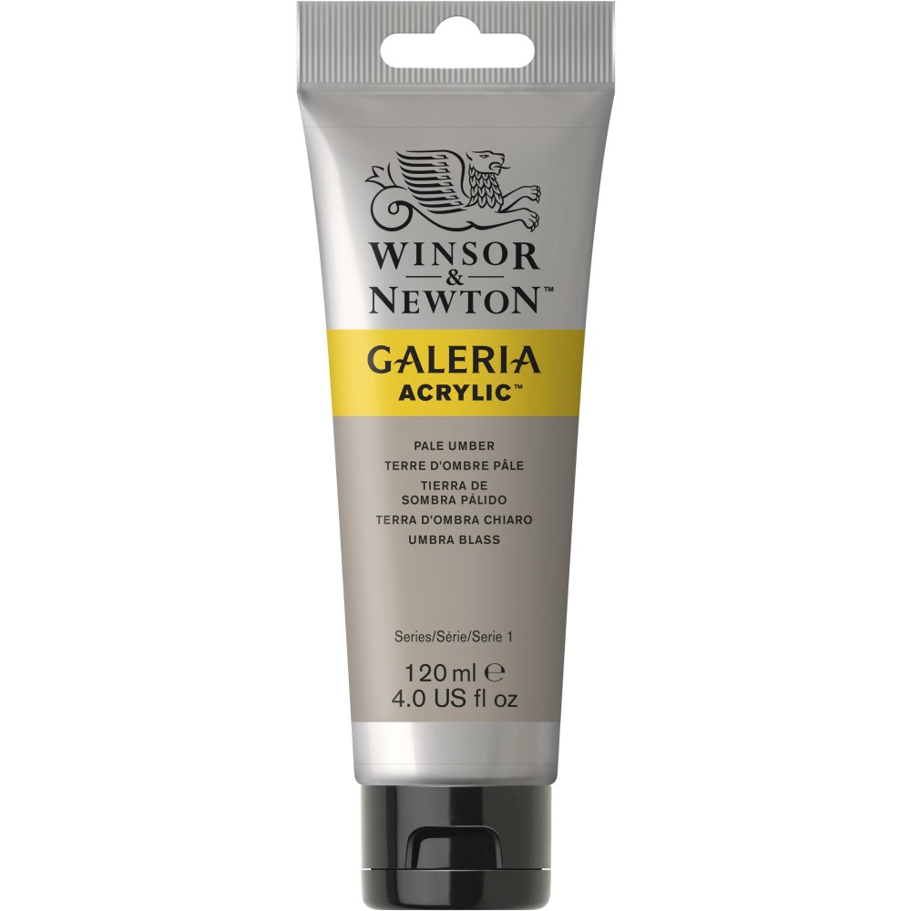 Farba akrylowa Galeria - Winsor & Newton - Pale Umber, 120 ml
