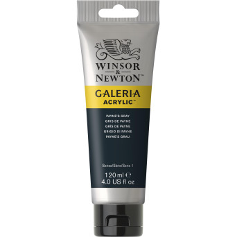 Farba akrylowa Galeria - Winsor & Newton - Payne's Grey, 120 ml