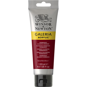 Acrylic paint Galeria - Winsor & Newton - Permanent Alizarin Crimson, 120 ml