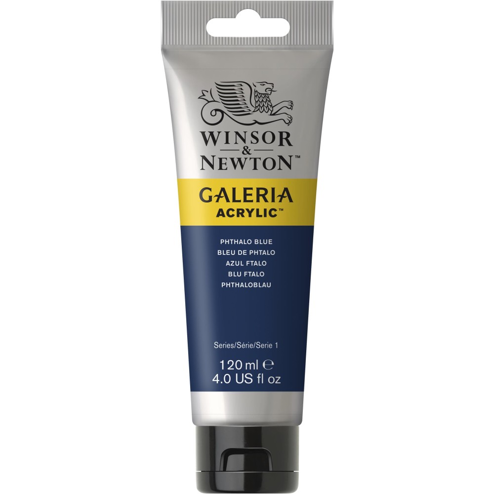 Acrylic paint Galeria - Winsor & Newton - Phthalo Blue, 120 ml