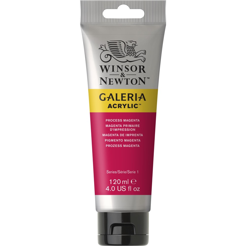 Farba akrylowa Galeria - Winsor & Newton - Process Magenta, 120 ml