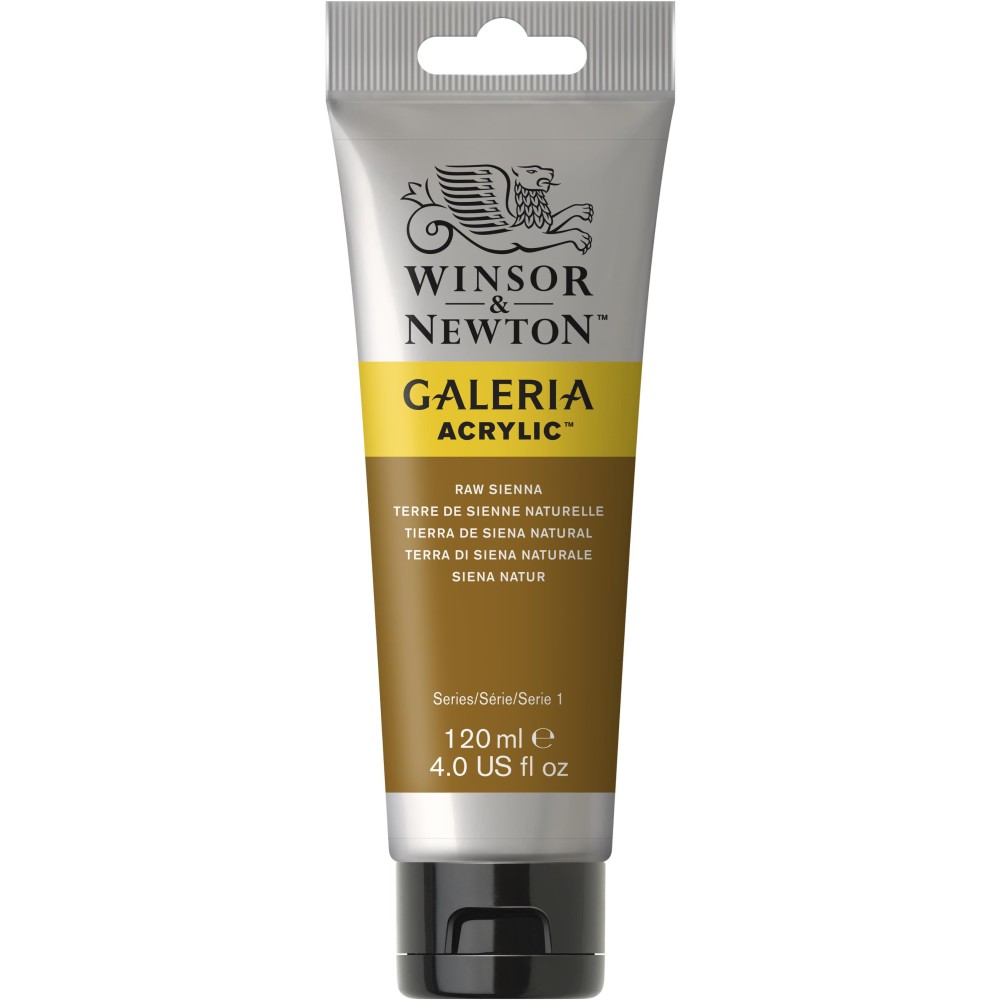 Acrylic paint Galeria - Winsor & Newton - Raw Sienna, 120 ml