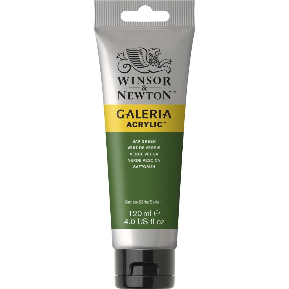 Acrylic paint Galeria - Winsor & Newton - Sap Green, 120 ml