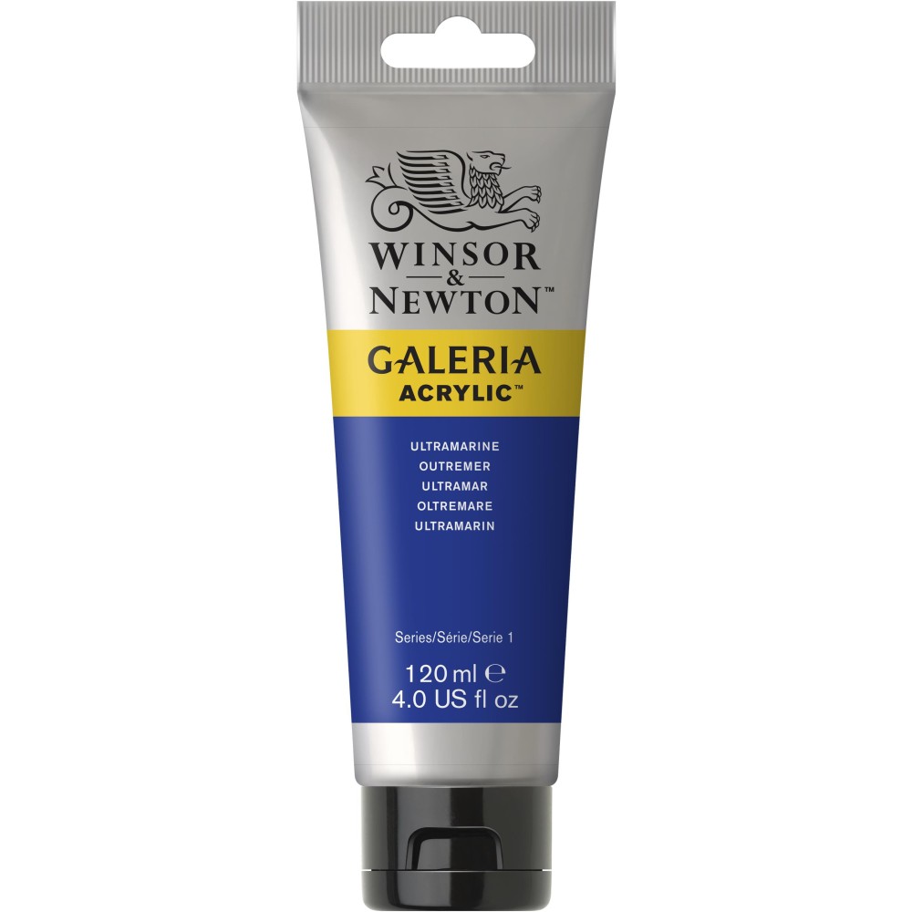 Farba akrylowa Galeria - Winsor & Newton - Ultramarine, 120 ml