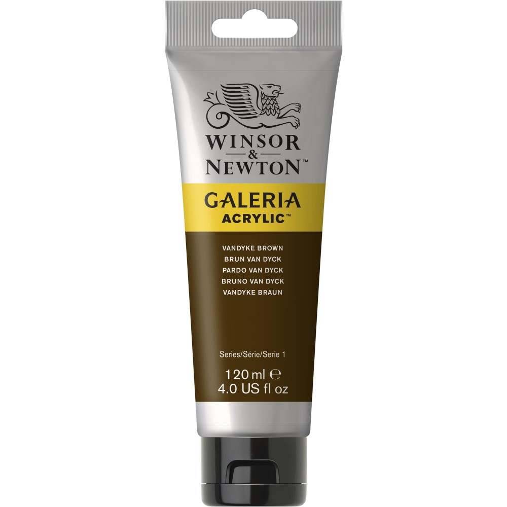 Acrylic paint Galeria - Winsor & Newton - Vandyke Brown, 120 ml