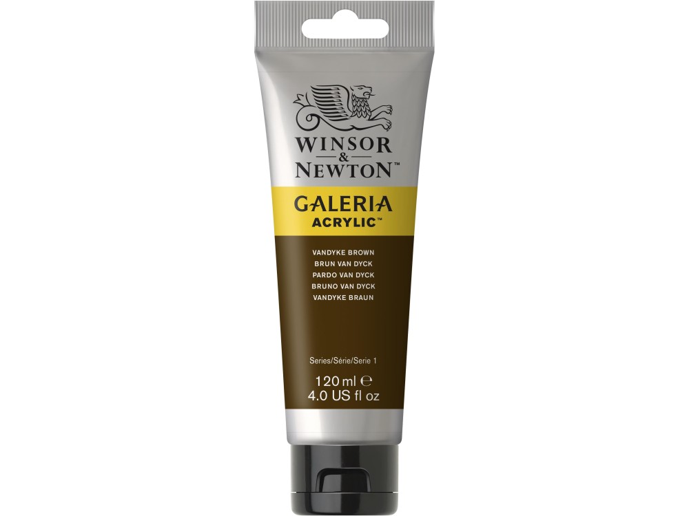 Acrylic paint Galeria - Winsor & Newton - Vandyke Brown, 120 ml