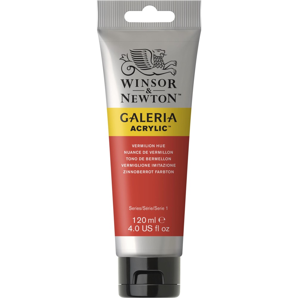 Acrylic paint Galeria - Winsor & Newton - Vermilion Hue, 120 ml