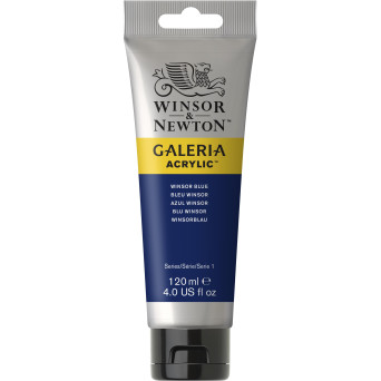 Farba akrylowa Galeria - Winsor & Newton - Winsor Blue, 120 ml