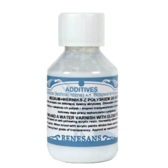 Medium i werniks do akryli 2w1 - Renesans - połysk, 100 ml