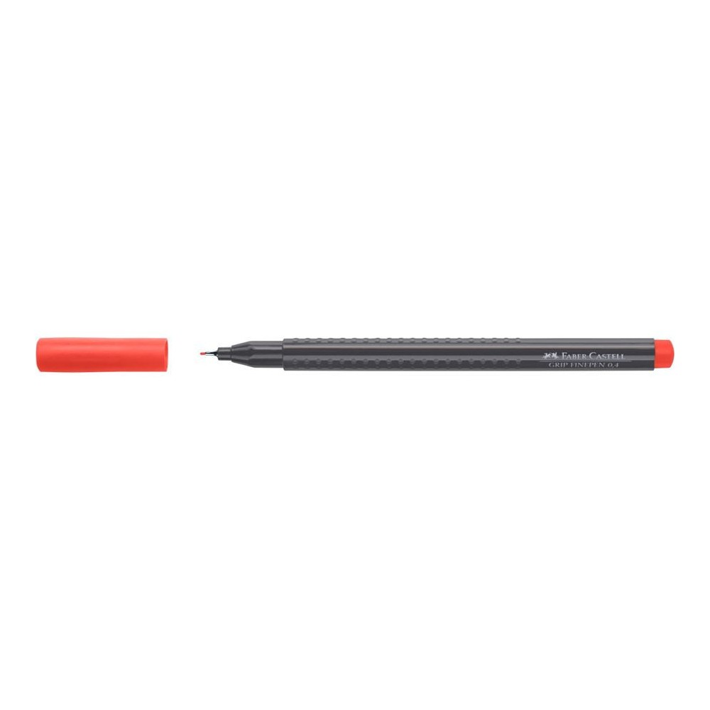Cienkopis Grip Finepen - Faber-Castell - czerwony