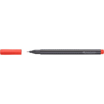 Cienkopis Grip Finepen - Faber-Castell - czerwony