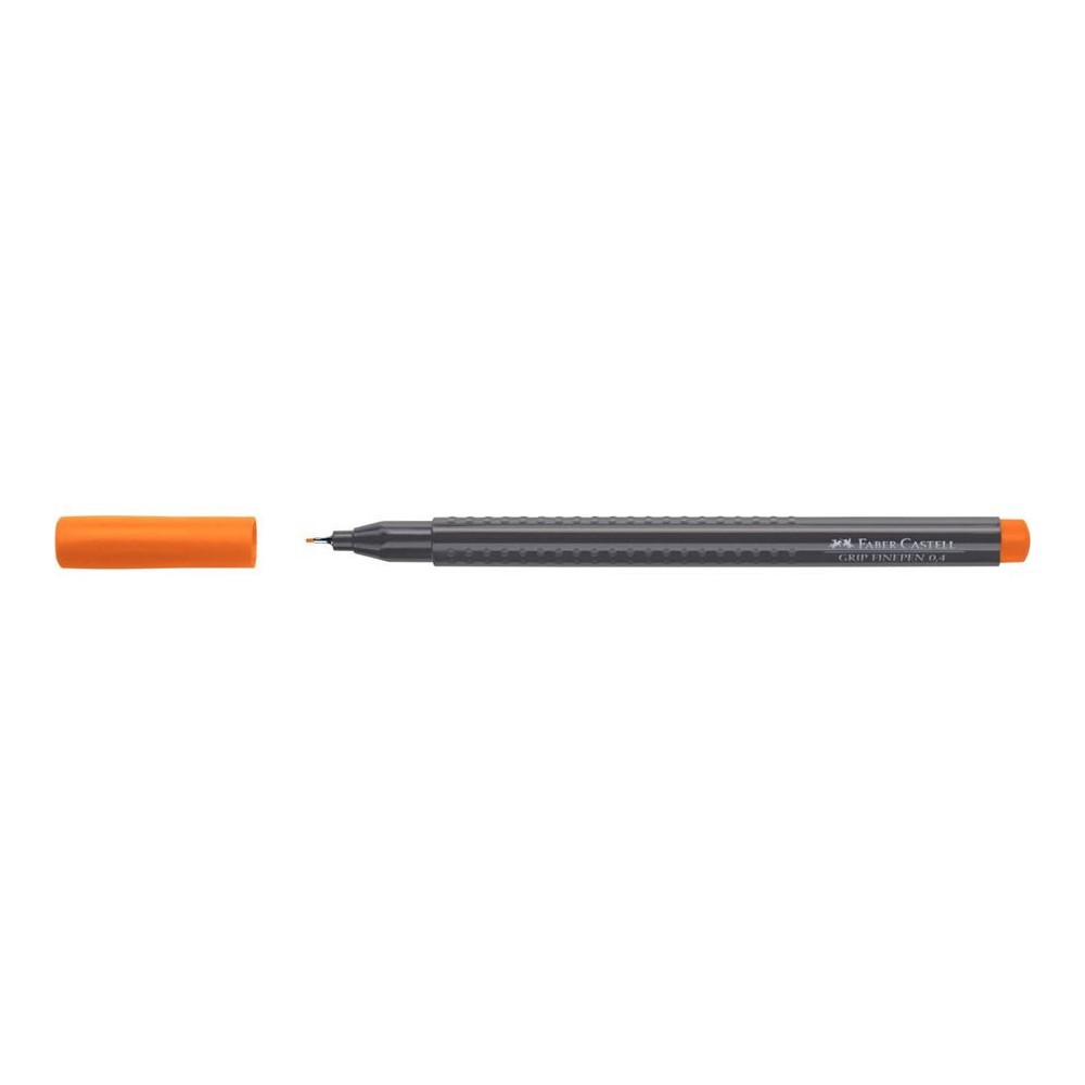 Cienkopis Grip Finepen - Faber-Castell - pomarańczowy