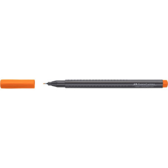 Cienkopis Grip Finepen - Faber-Castell - pomarańczowy