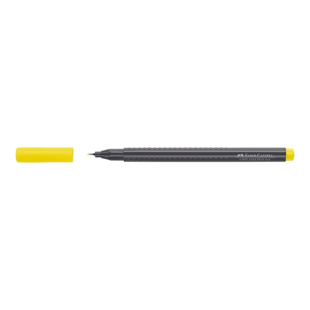 Cienkopis Grip Finepen - Faber-Castell - jasnożółty
