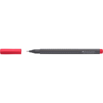 Cienkopis Grip Finepen - Faber-Castell - karminowy