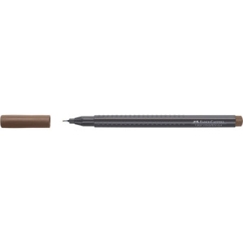 Cienkopis Grip Finepen - Faber-Castell - orzechowy
