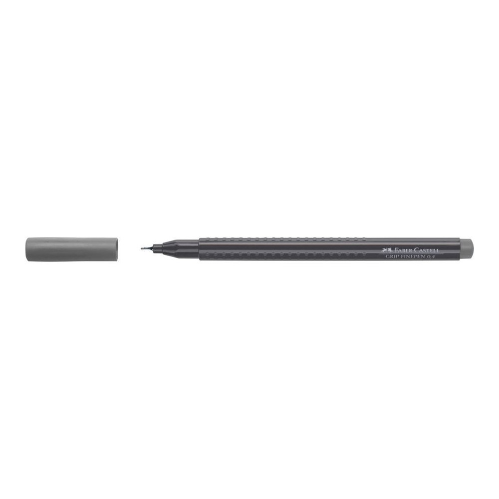 Cienkopis Grip Finepen - Faber-Castell - szary