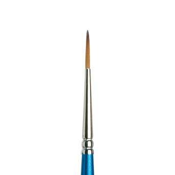 Round, synthetic Cotman brush, series 222 - Winsor & Newton - short handle, no. 1