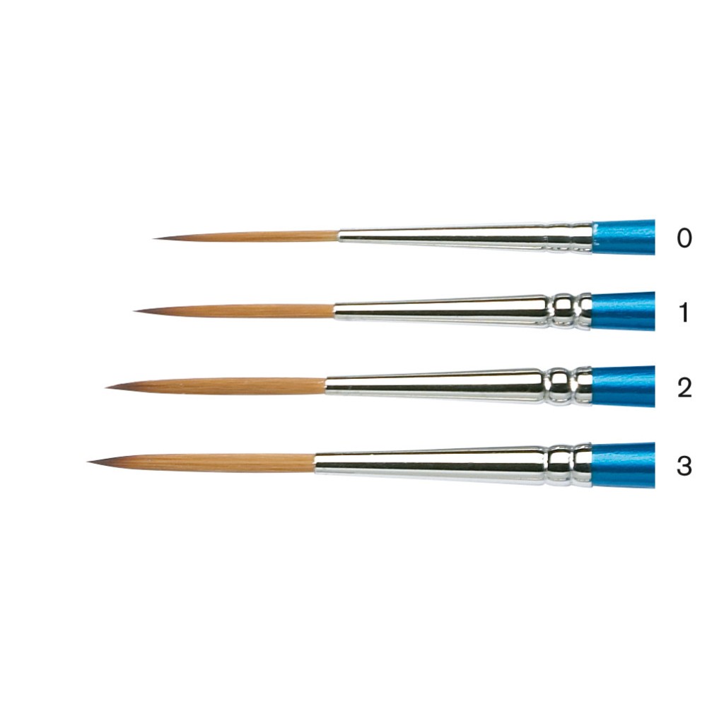 Round, synthetic Cotman brush, series 333 - Winsor & Newton - short handle, no. 1