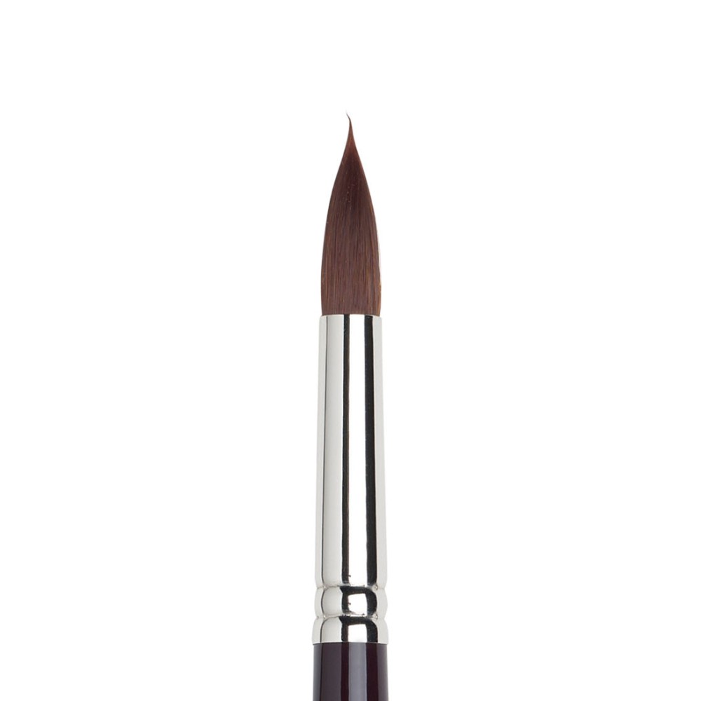 Round, synthetic Galeria brush - Winsor & Newton - short handle, no. 12