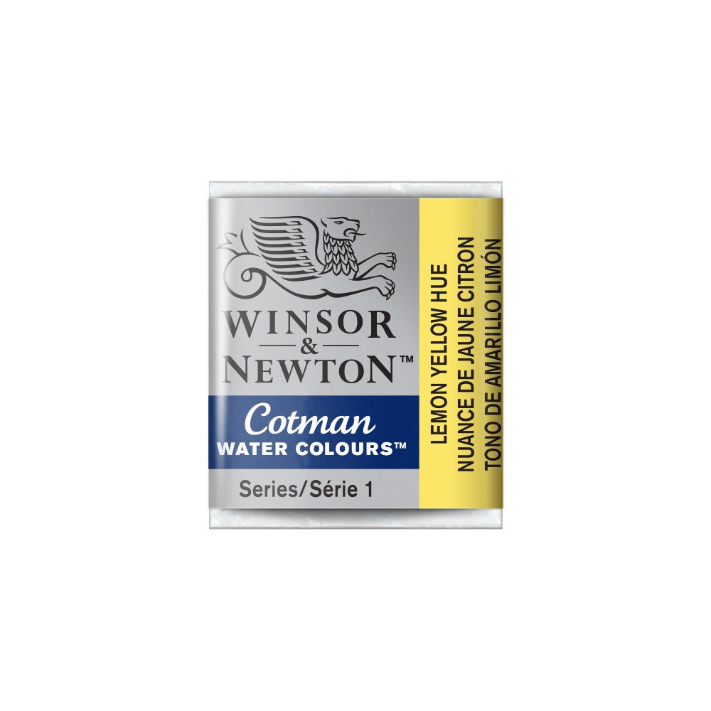 Farba akwarelowa Cotman - Winsor & Newton - Lemon Yellow Hue, półkostka