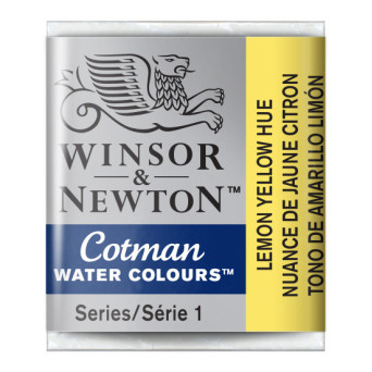 Farba akwarelowa Cotman - Winsor & Newton - Lemon Yellow Hue, półkostka