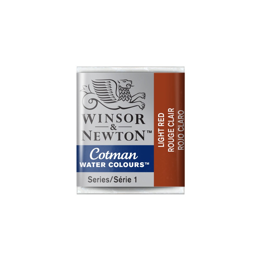 Cotman watercolor paint - Winsor & Newton - Light Red, half pan