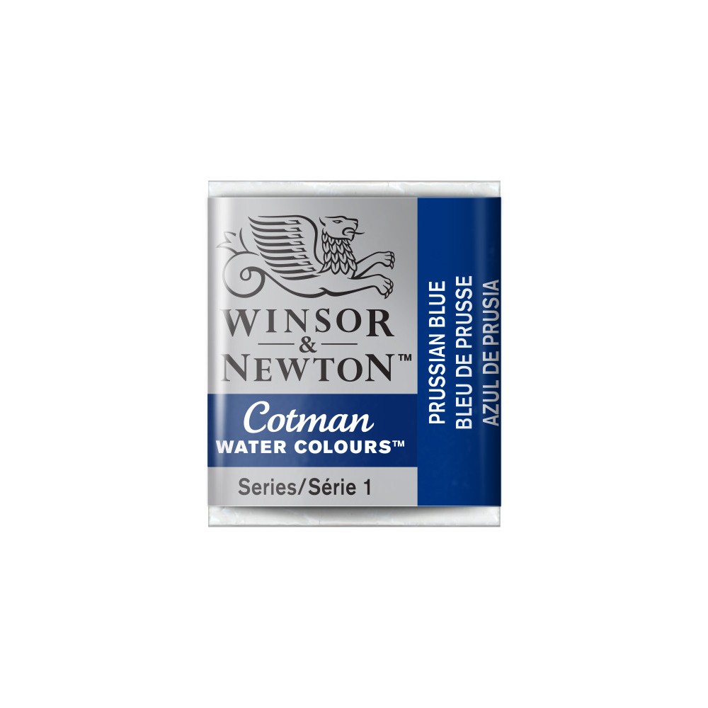 Farba akwarelowa Cotman - Winsor & Newton - Prussian Blue, półkostka