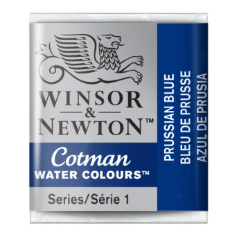 Farba akwarelowa Cotman - Winsor & Newton - Prussian Blue, półkostka