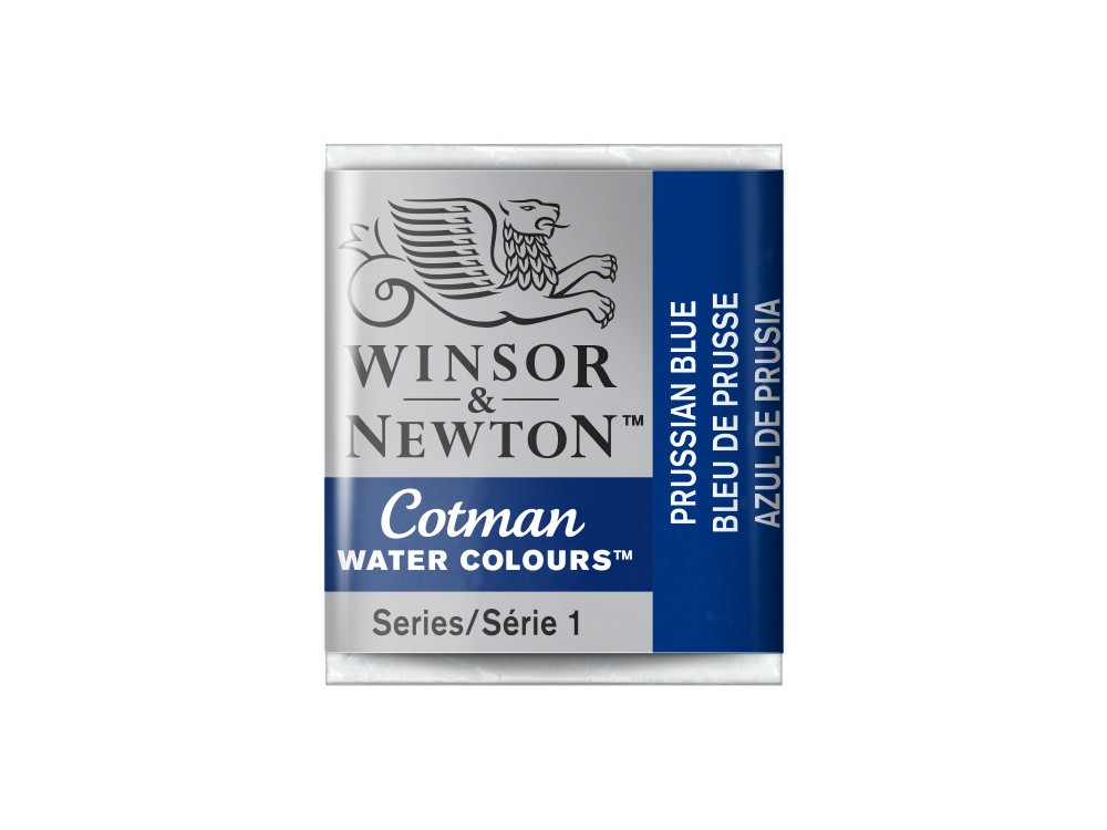 Farba akwarelowa Cotman - Winsor & Newton - Prussian Blue, półkostka