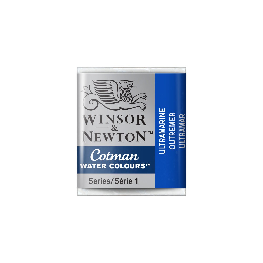 Farba akwarelowa Cotman - Winsor & Newton - Ultramarine, półkostka